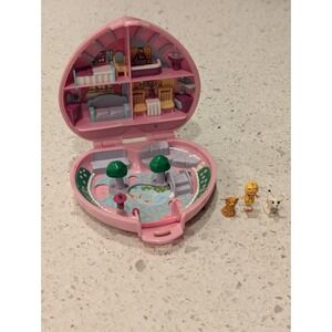 1989‎ Polly Pocket COUNTRY COTTAGE  Bluebird Toys Vintage w/ Figures *Read*